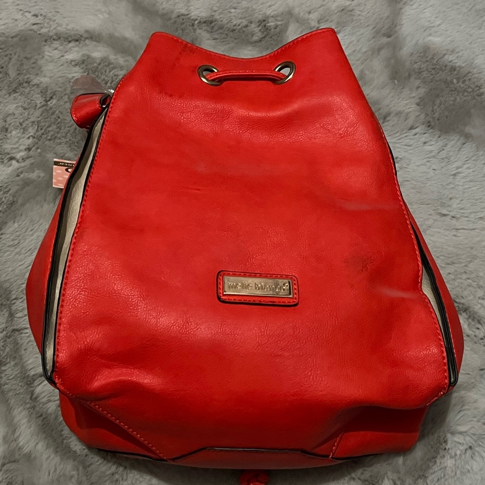 Brand new Melie Bianco orange shoulder bag/purse